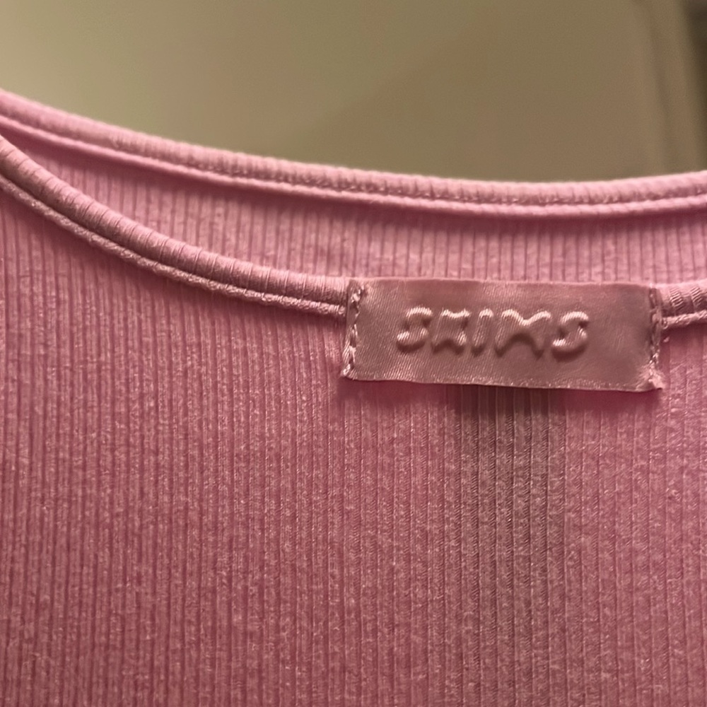 SMIMS soft pink lounge dress. size S. NEVER WORN. TAGS ON.